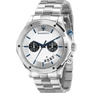 MASERATI R8873627005 Circuito Chronograph Silver Tone Men's Watch